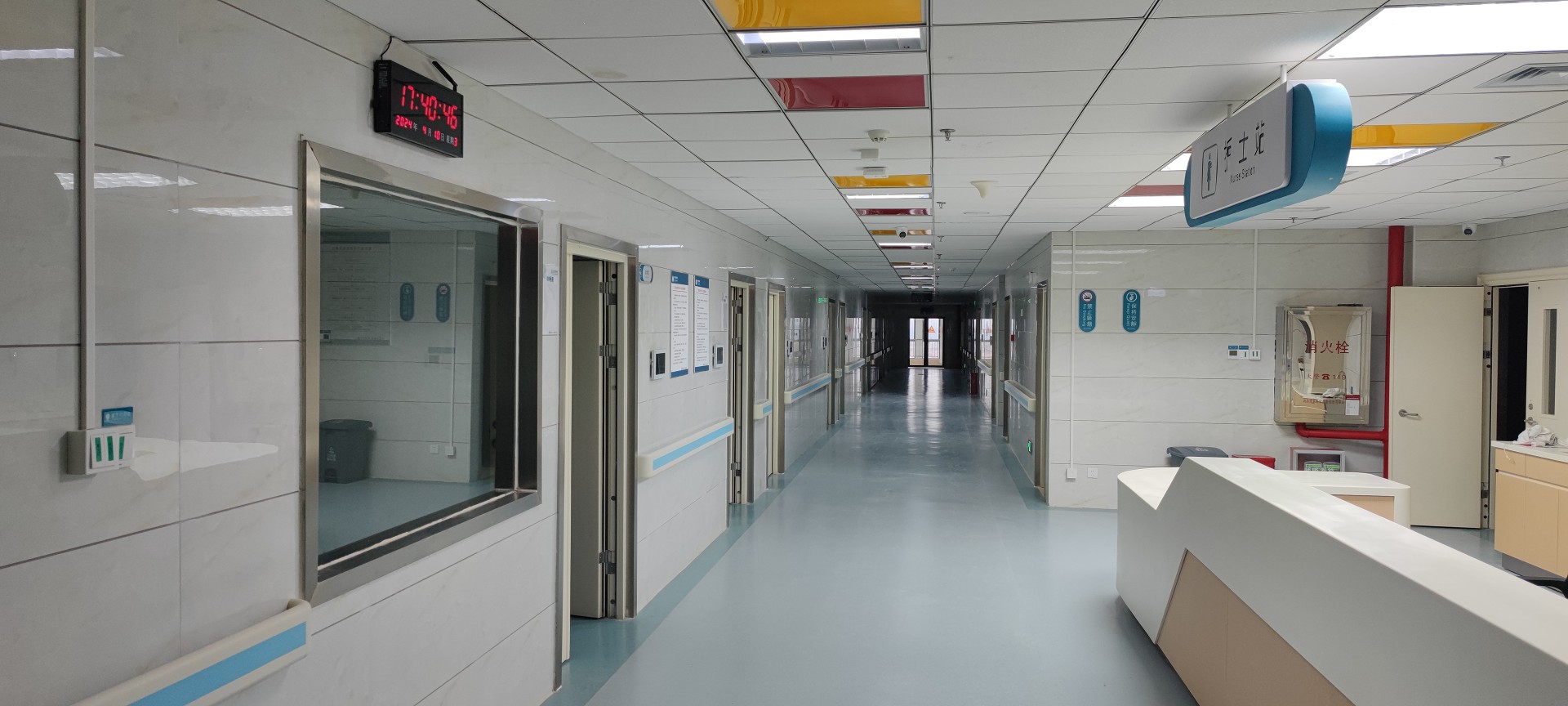 天穹电子为长沙市第四医院提供同步时钟