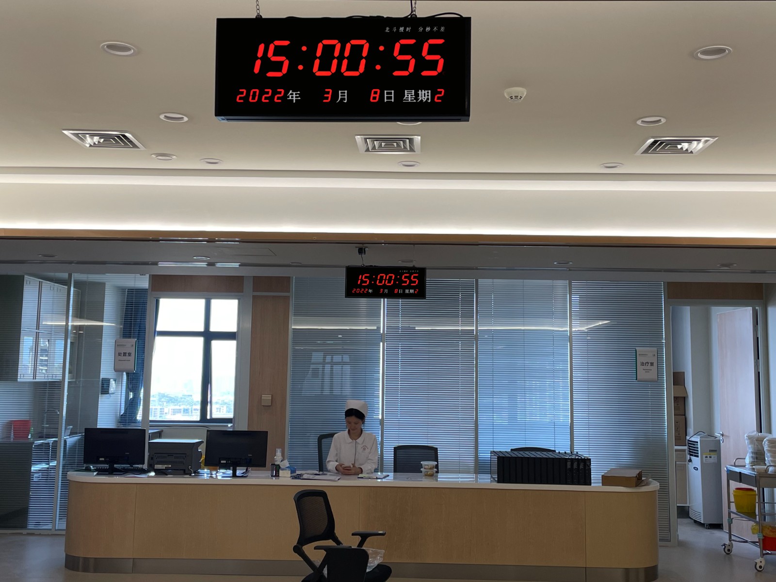 医院走廊gps卫星时钟选购指南-述泰时钟