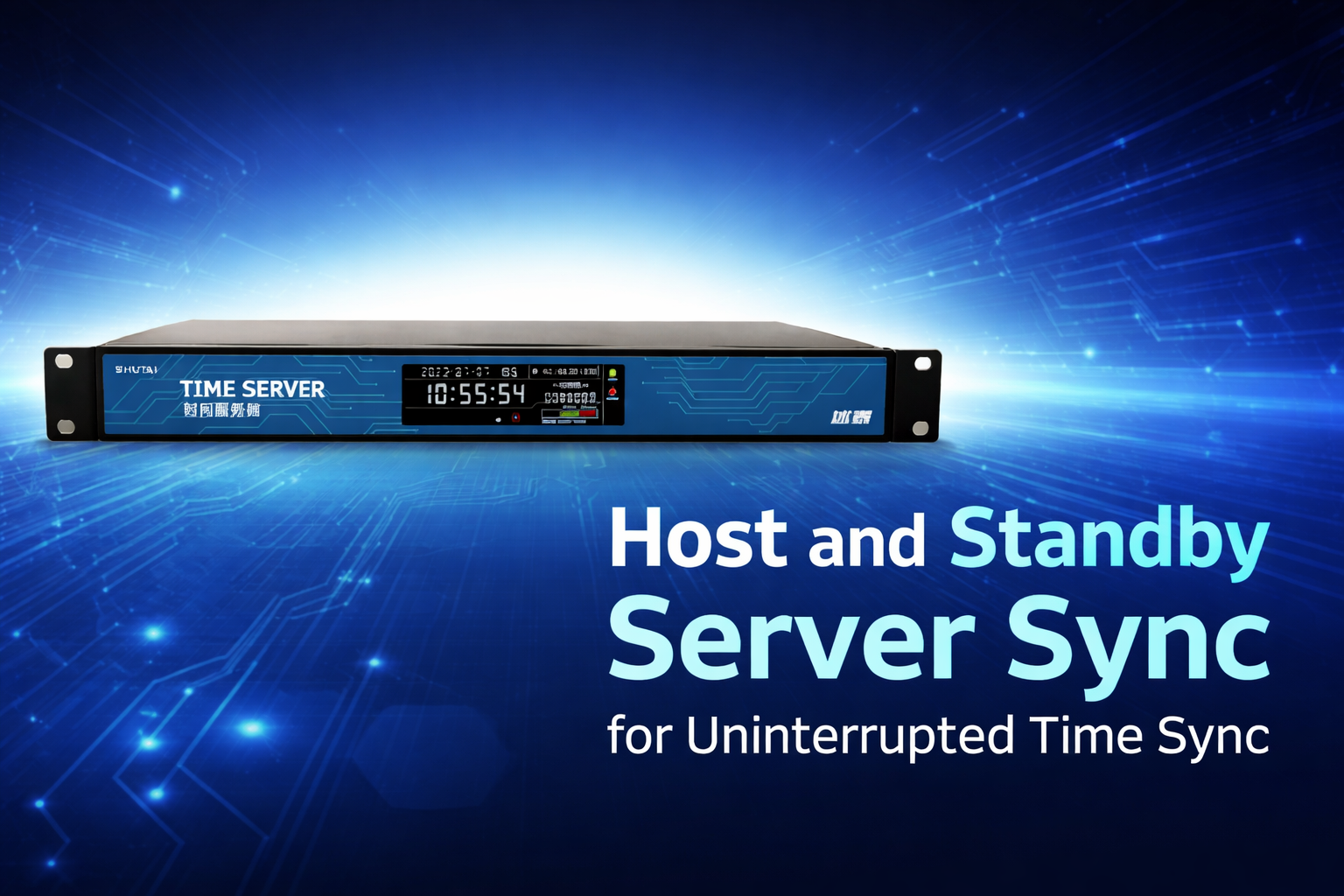 Host and Standby Server Sync for Uninterrupted Time Sync